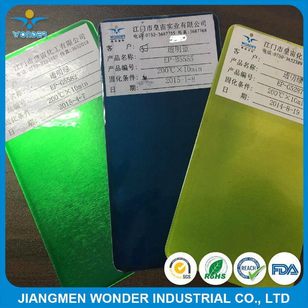 recubrimiento de polvo met&aacute;lico