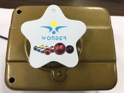 Recubrimiento de polvo de color dorado anticorrosi&oacute;n de lujo para cesta de acero