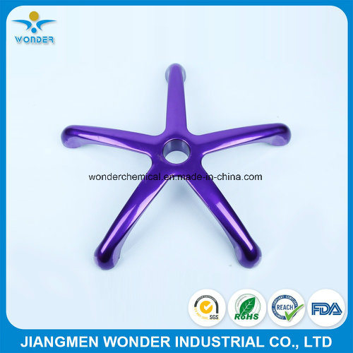 Pintura en polvo p&uacute;rpura cromo nano de revestimiento seco para muebles de oficina