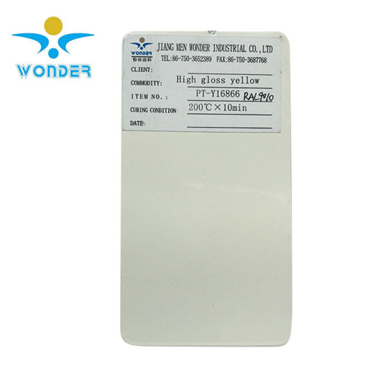 Ral 9010 Recubrimiento de polvo de epoxi-poliéster color blanco para lámpara de iluminación