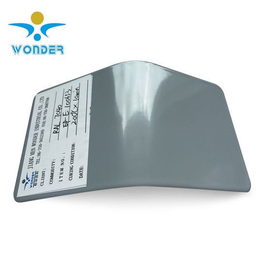Pintura de recubrimiento de polvo epóxico brillante gris claro Ral7040 para gabinete