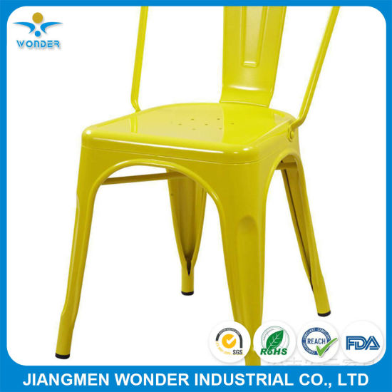 Recubrimiento de polvo amarillo electrostático para revestimiento de silla en casa