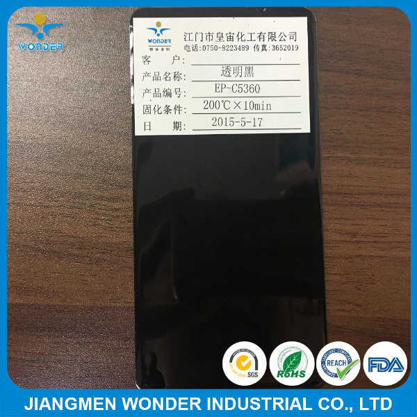 Recubrimiento de polvo negro para exteriores con pulverizador electrost&aacute;tico