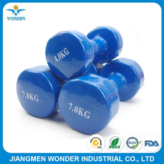 Recubrimiento de polvo azul con alta dureza para fitness