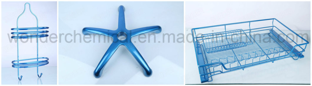 Extrusiones de aluminio con recubrimiento en polvo.