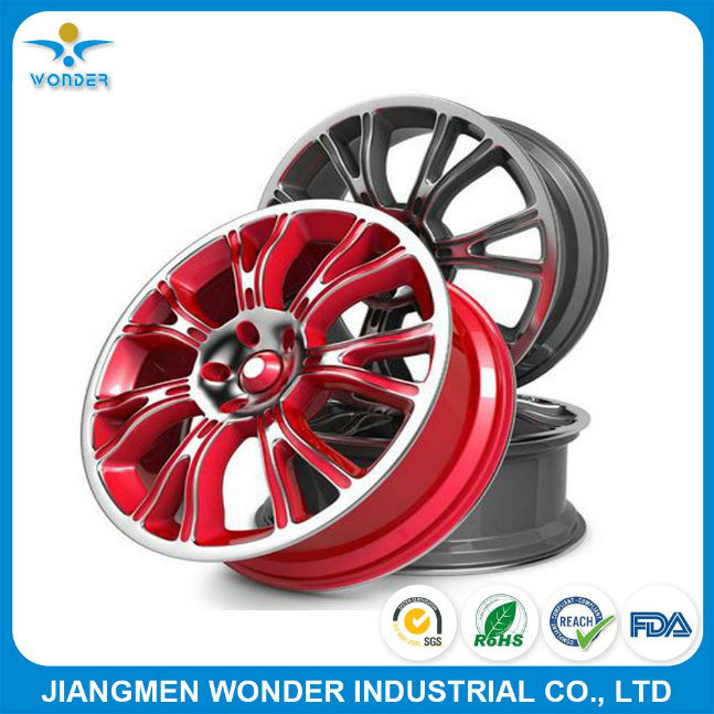 Nanotecnolog&iacute;a Epoxi Neum&aacute;tico del autom&oacute;vil Ruedas Chrome Polvo recubrimiento