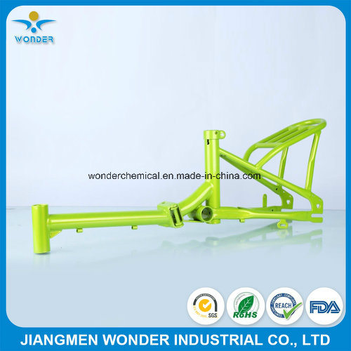 Pintura transparente del polvo del verde del caramelo del polvo para las piezas de la bicicleta