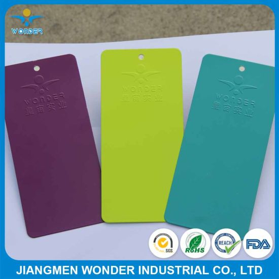 Hoja de aluminio recubierto en polvo