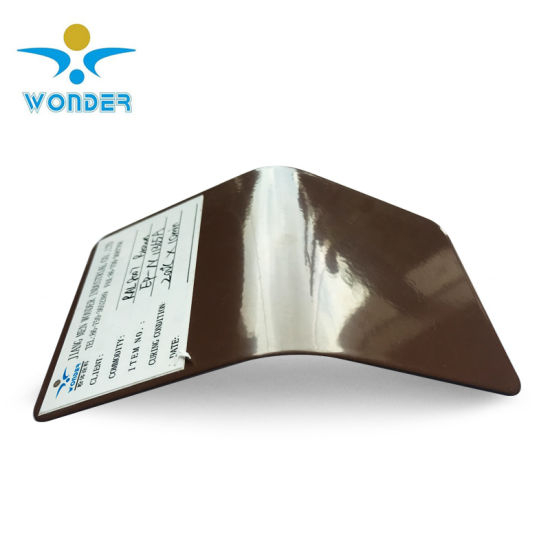 Recubrimiento en polvo electrostático de poliéster epoxi marrón RAL 8007