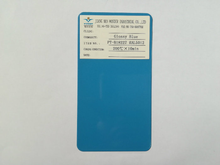 Recubrimiento de resina epoxi a prueba de agua azul