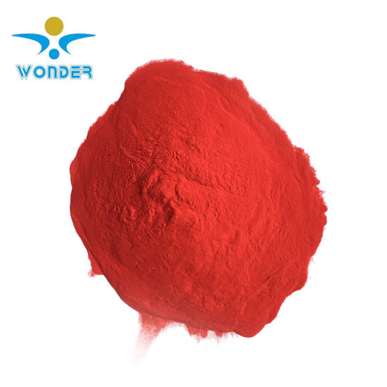 Códigos de color de Ral Panton de pintura de polvo de poliéster epoxi electrostático rojo Ral3000 para carretilla
