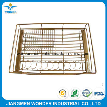 Pintura de recubrimiento de polvo interior met&aacute;lico dorado marr&oacute;n para ferreter&iacute;a