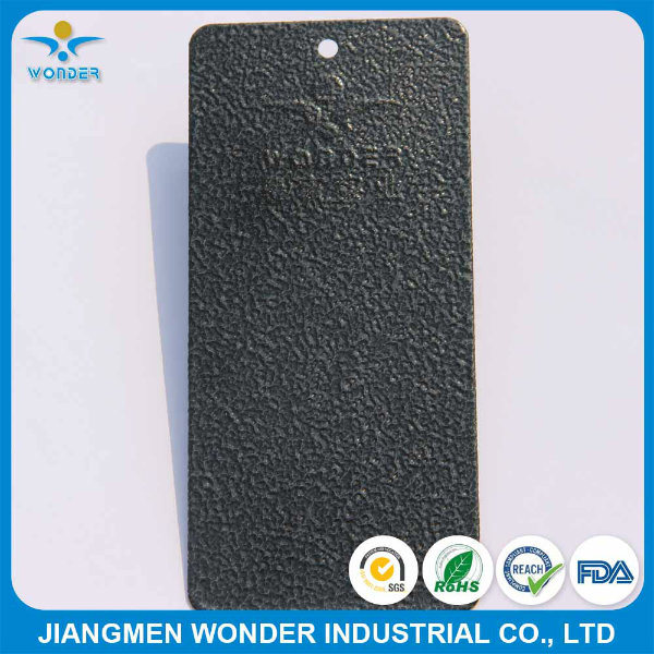 Recubrimiento de polvo gris con textura de martillo de poli&eacute;ster epoxi para gabinete interior