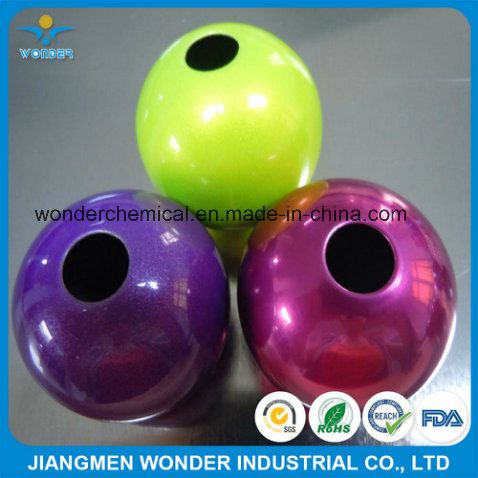 Recubrimiento de polvo de cromo espejo interior de poli&eacute;ster epoxi