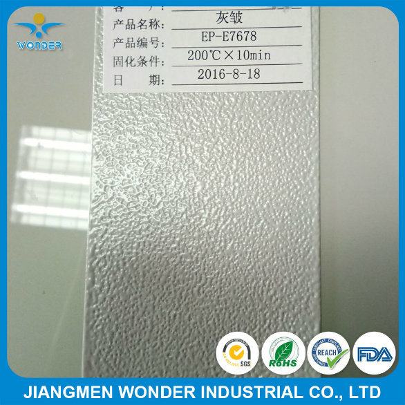 Revestimiento en polvo de estructura de edificio de textura Ral 7032