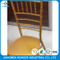 Pintura en polvo dorada para revestimiento de sillas de muebles