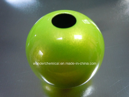 Doble capas espejo cromo verde color polvo recubrimiento para decoraciones